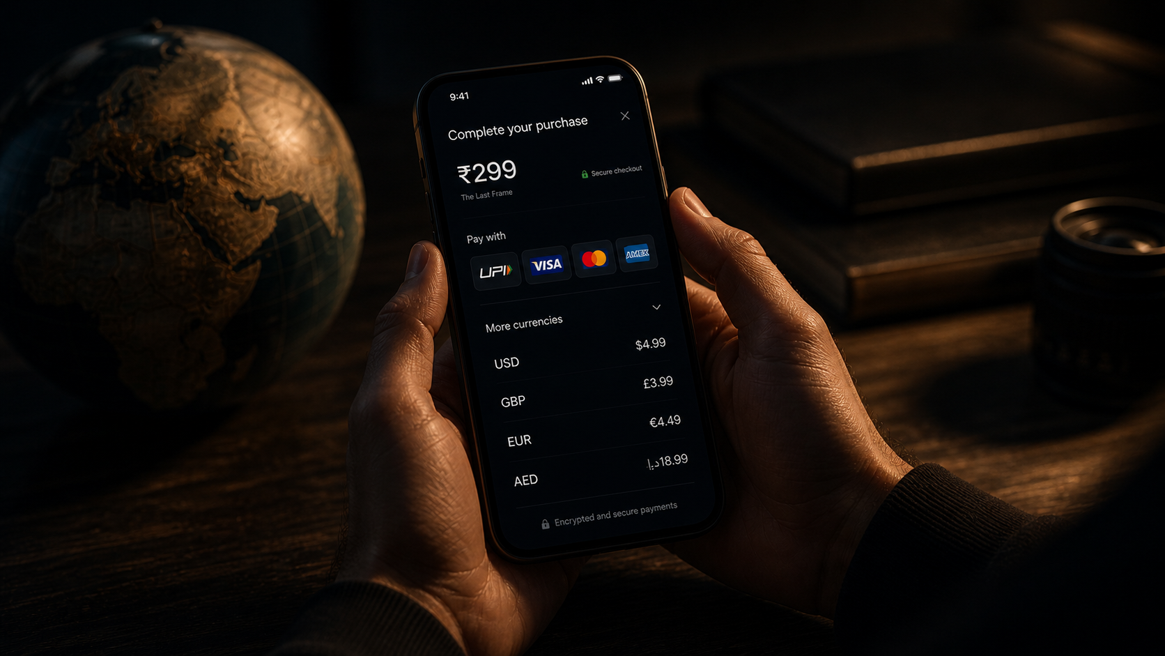 Global Payments Built-In: UPI, Cards, and All Major Currencies
